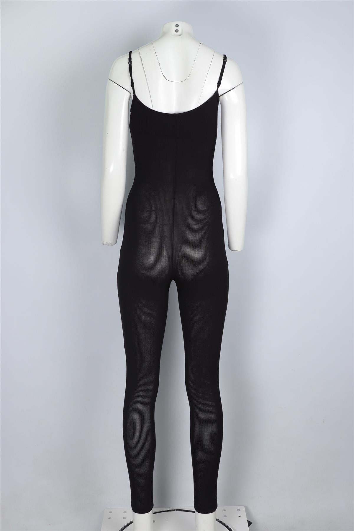 SKIMS BLACK JERSEY JUMPSUIT XXSMALL