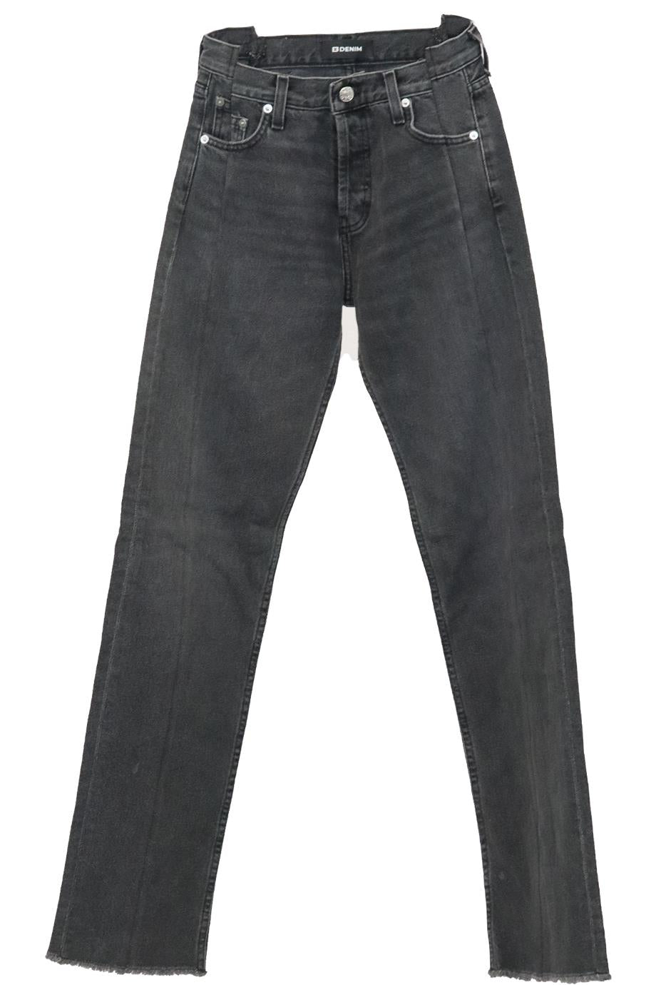 EB DENIM HIGH RISE STRAIGHT LEG JEANS W25 UK 6-8