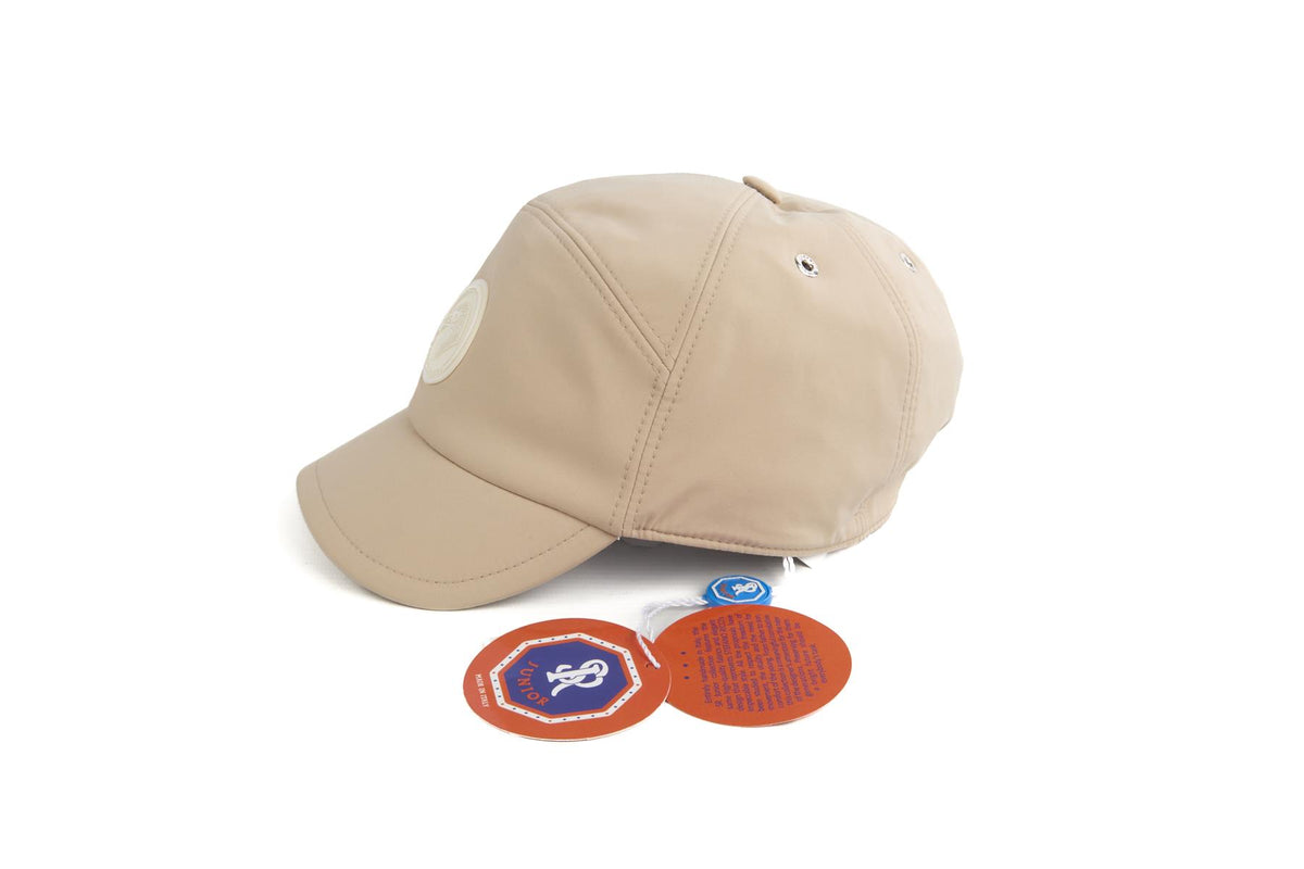 STEFANO RICCI BEIGE KIDS BOYS CAP LARGE