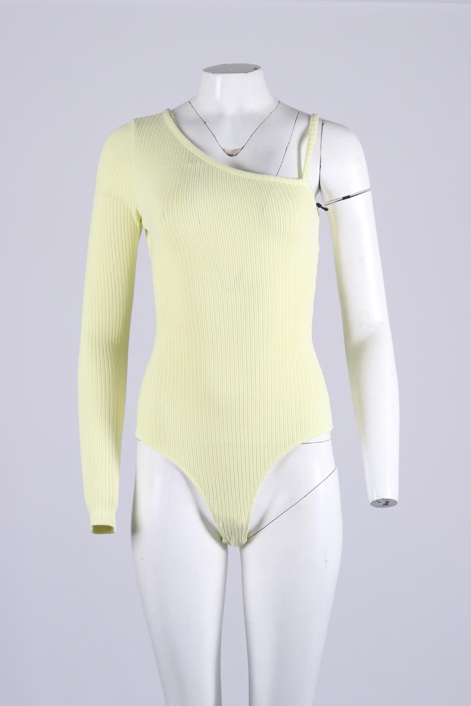 AGOLDE COTTON BLEND BODYSUIT SMALL