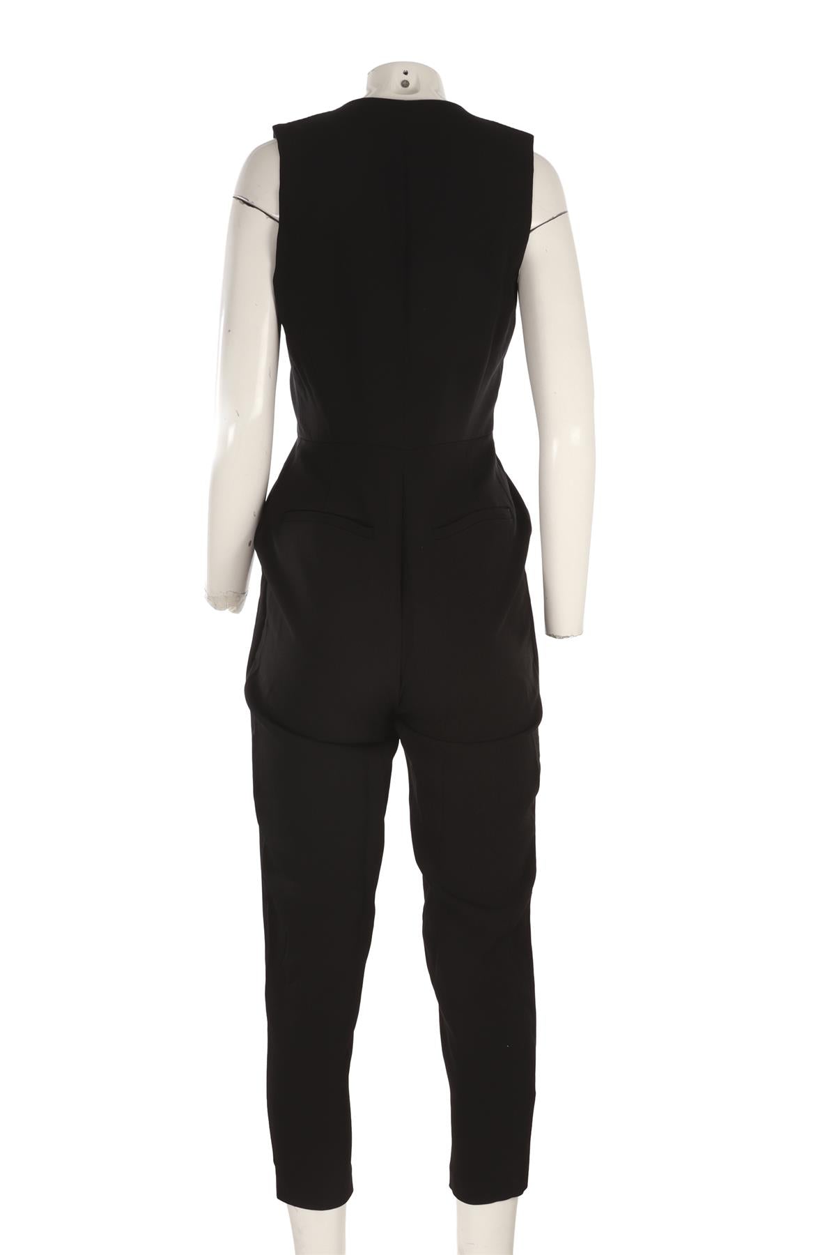 BLACK CREPE JUMPSUIT