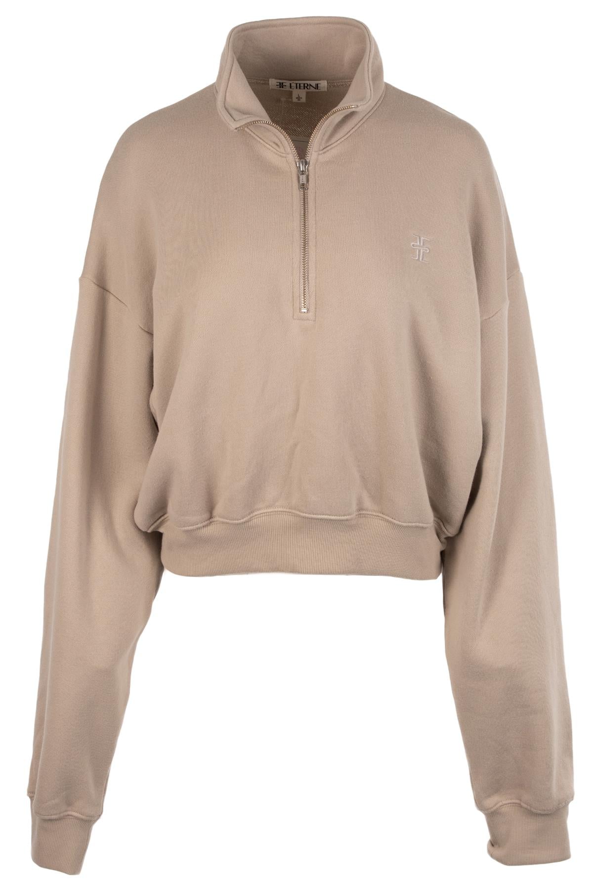 ETERNE GREY COTTON SWEATSHIRT LARGE