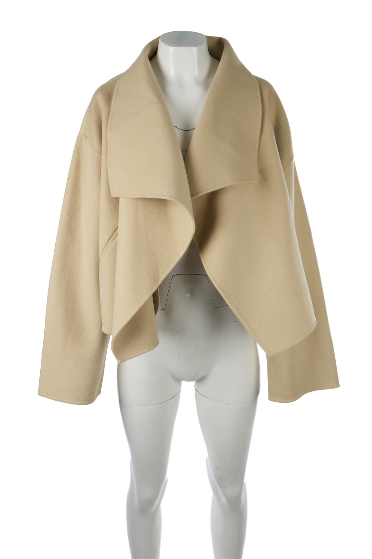 TOTEME BEIGE WOOL JACKET MEDIUM