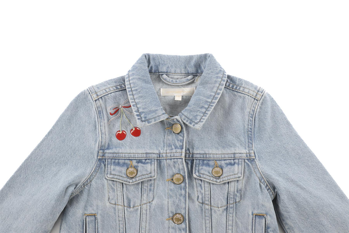 LOVESHACKFANCY BLUE KIDS GIRLS JACKET 5-6 YEARS