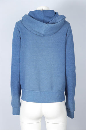 AVIATOR NATION NAVY COTTON HOODIE XSMALL