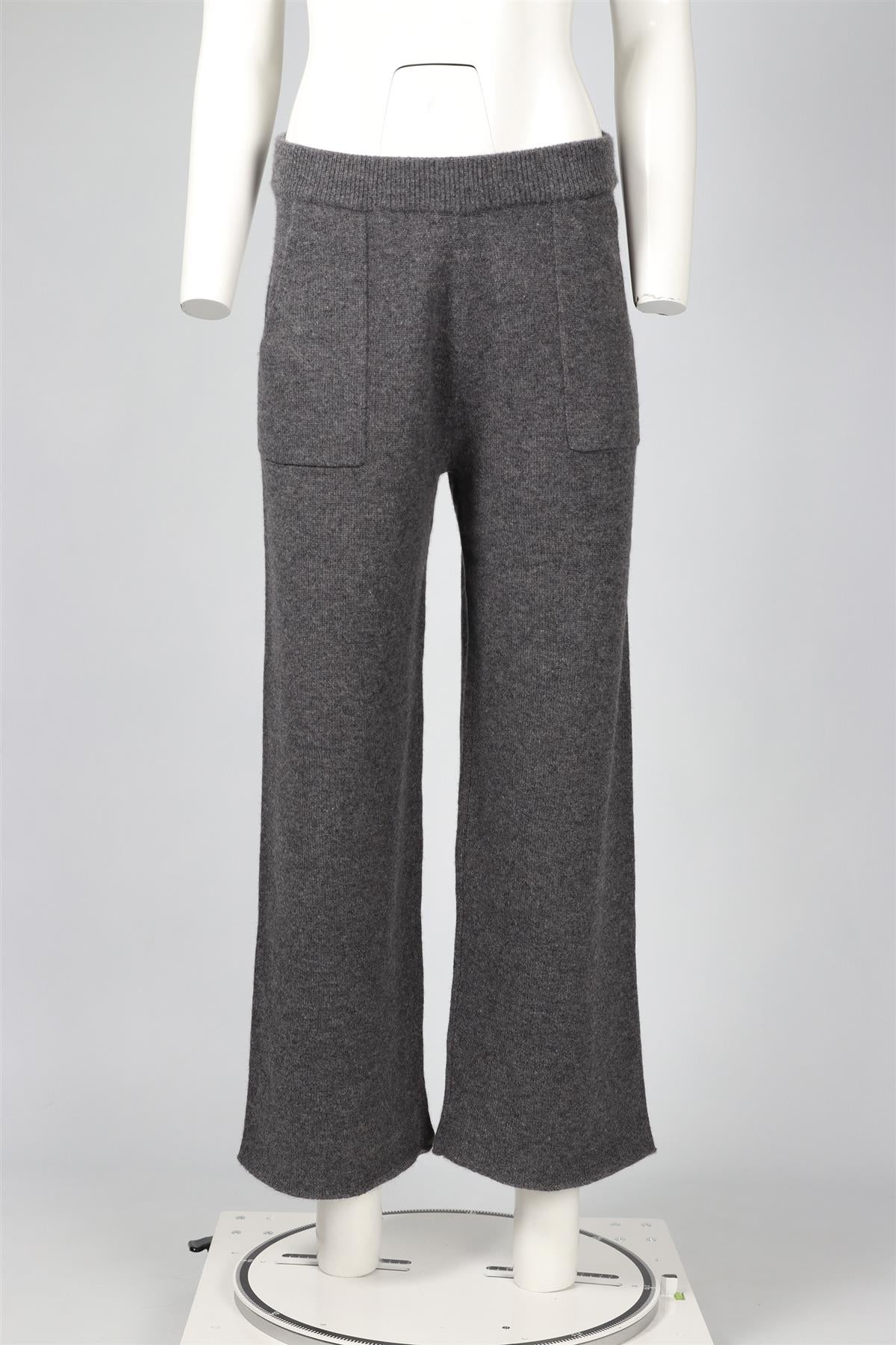 PAULIE GREY CASHMERE TAPERED PANTS LARGE