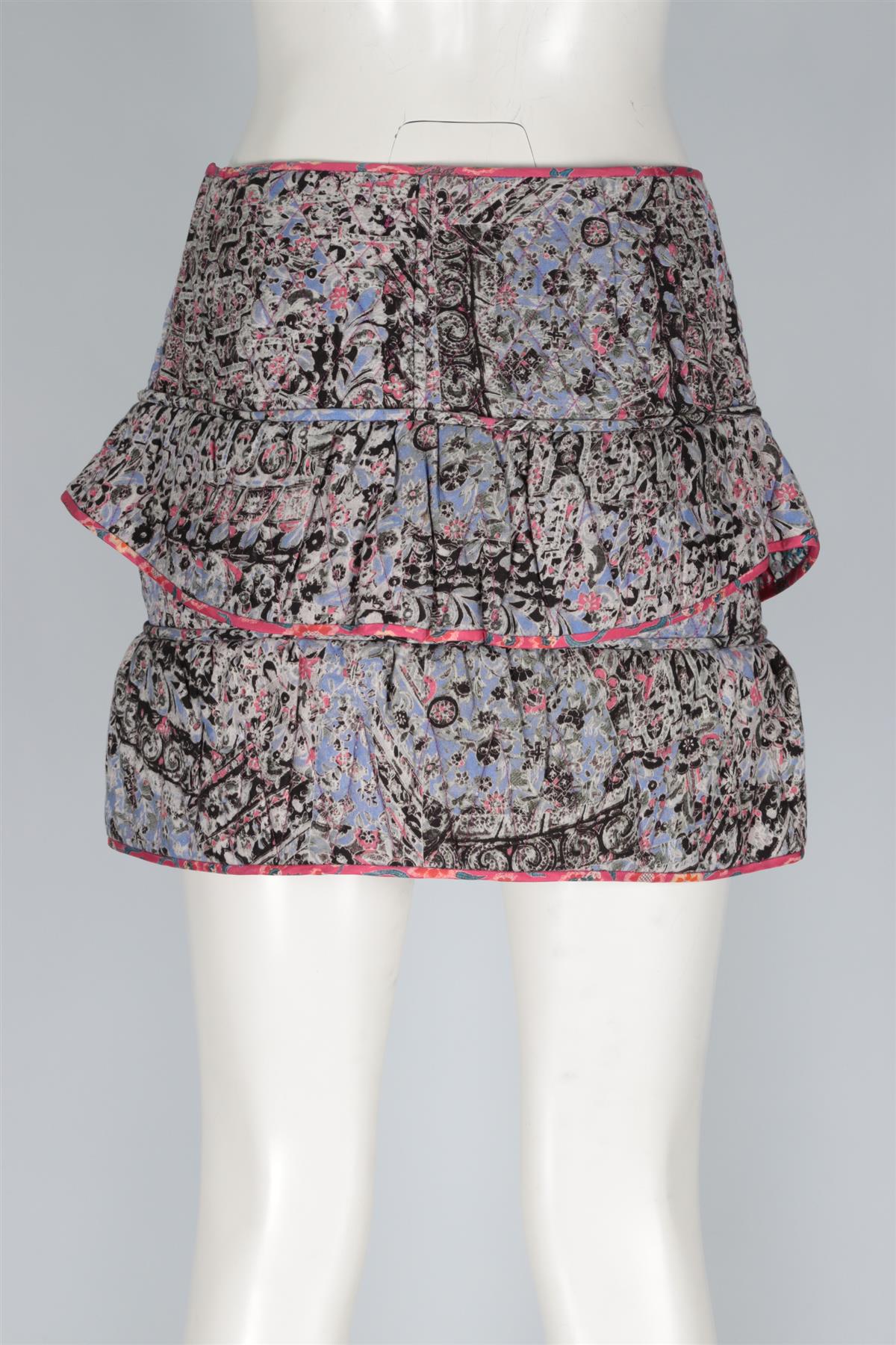 ISABEL MARANT MULTI COTTON MINI SKIRT FR 38 UK 10