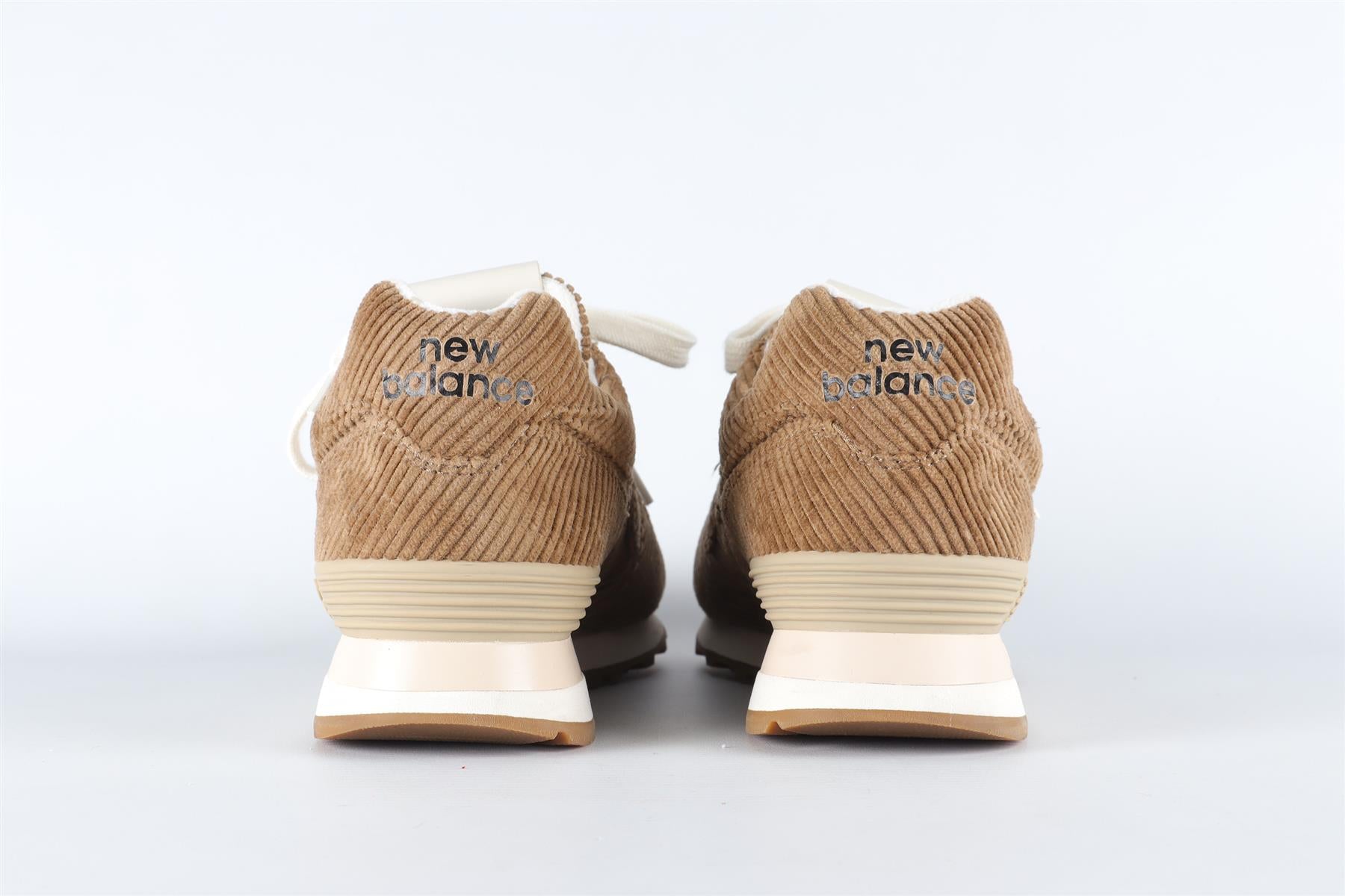 MIU MIU + NEW BALANCE BROWN CORDUROY SNEAKERS EU 38 UK 5 US 8