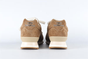 MIU MIU + NEW BALANCE BROWN CORDUROY SNEAKERS EU 38 UK 5 US 8