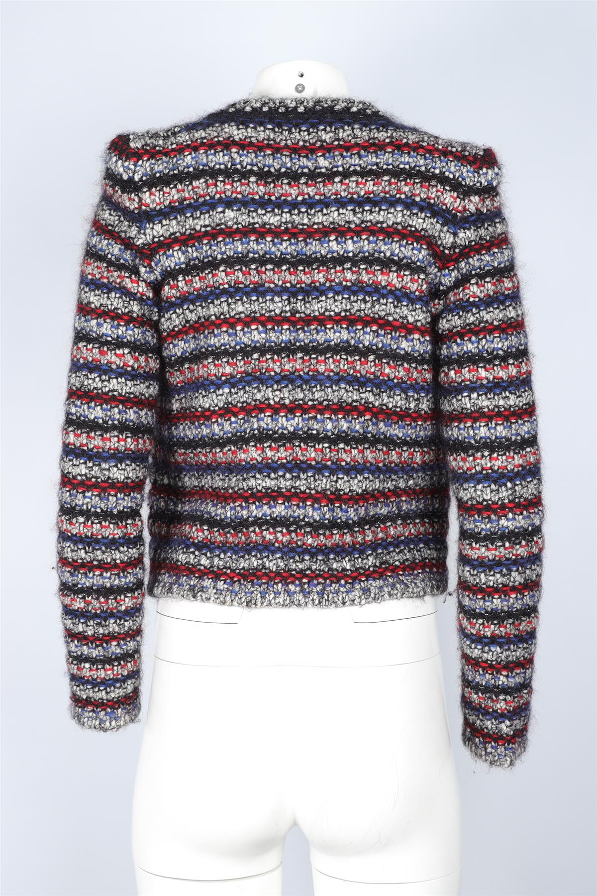 ISABEL MARANT MULTI WOOL JACKET FR 36 UK 8