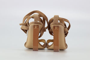 GIANVITO ROSSI LACE UP SUEDE SANDALS EU 38 UK 5 US 8