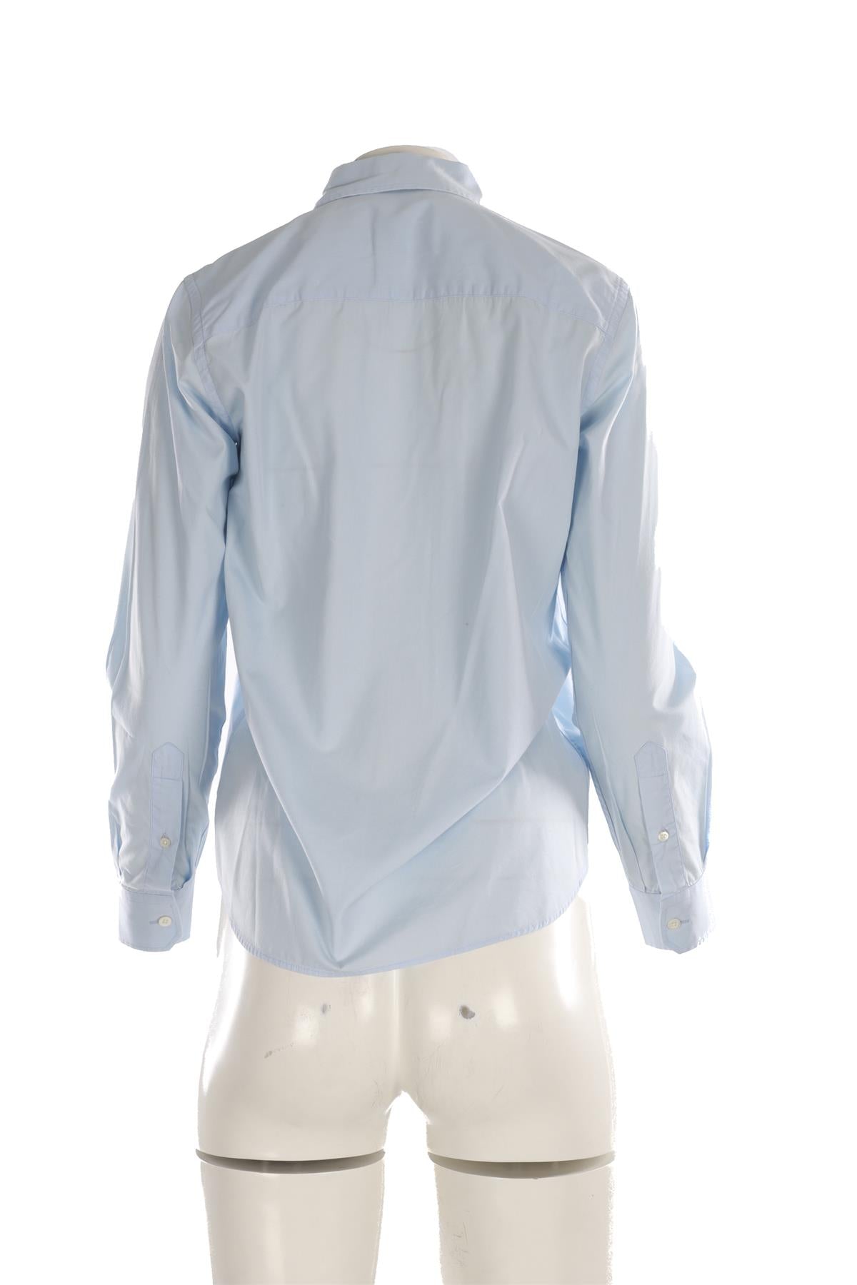 AMI PARIS BLUE COTTON SHIRT FR 36 UK 8