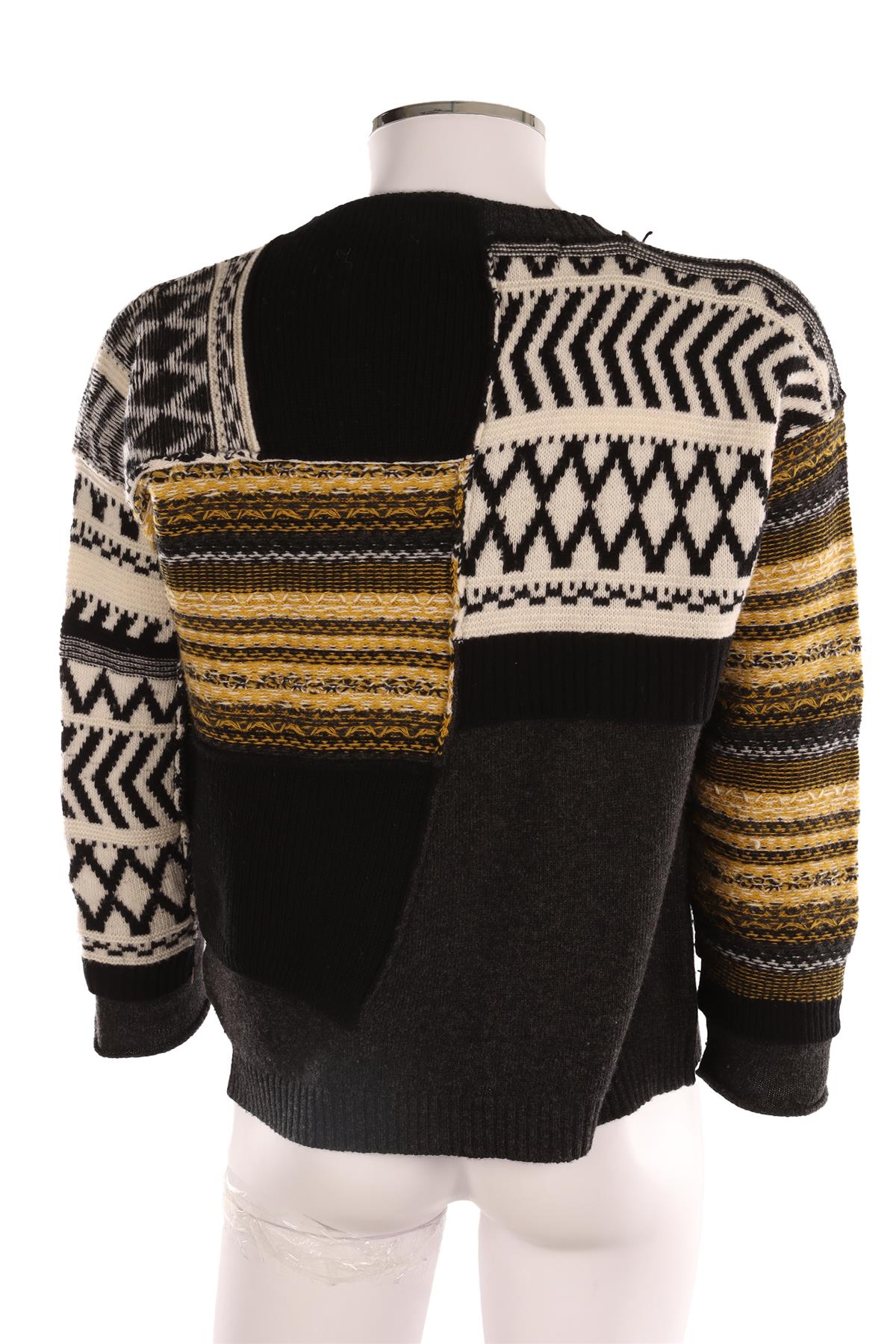ISABEL BENENATO MULTI MEN'S WOOL SWEATER SMALL