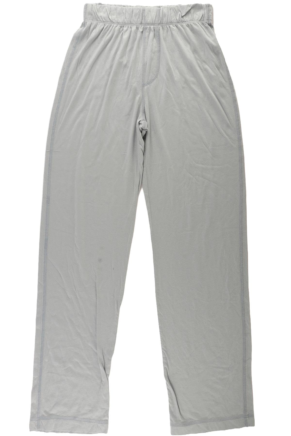 ETERNE BLUE COTTON STRAIGHT LEG PANTS SMALL