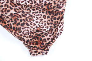 ELIZABETH HURLEY BROWN SWIMSUIT MEDIUM