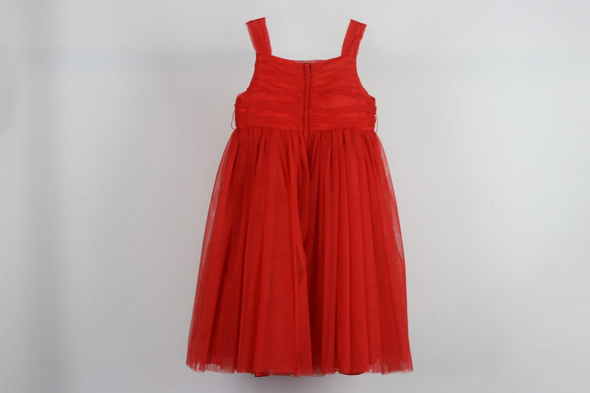 DOLCE AND GABBANA KIDS GIRLS TULLE DRESS 7-8 YEARS