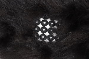 HOCKLEY BLACK FUR HOOD AND SCARF