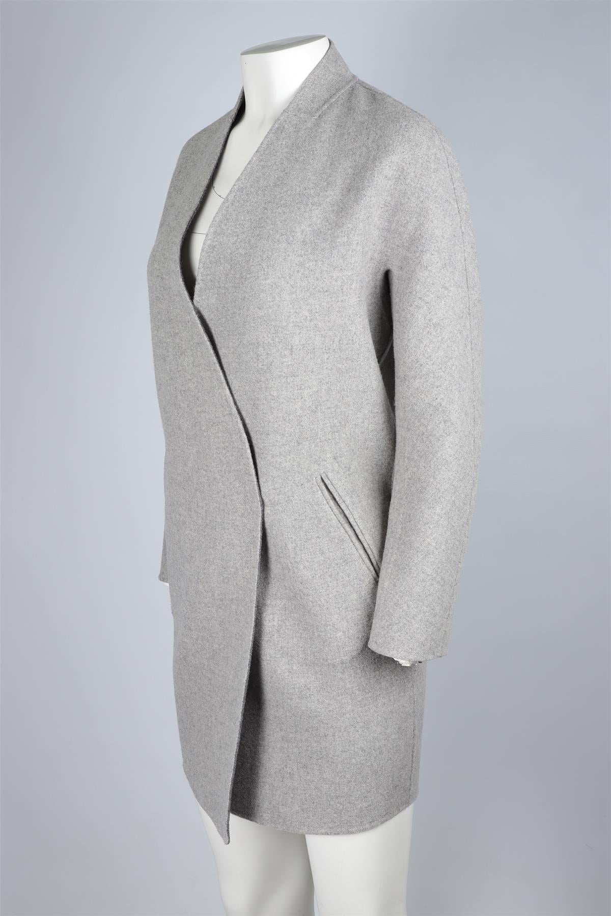 RAG & BONE GREY WOOL COAT UK 4