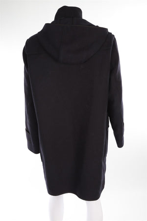 PRADA NAVY MEN'S WOOL COAT LARGE