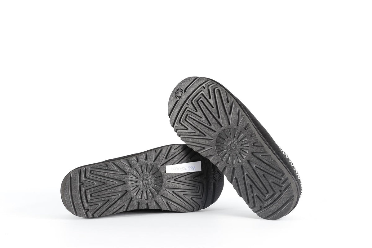UGG BLACK SUEDE SLIPPERS EU 39 UK 6 US 8