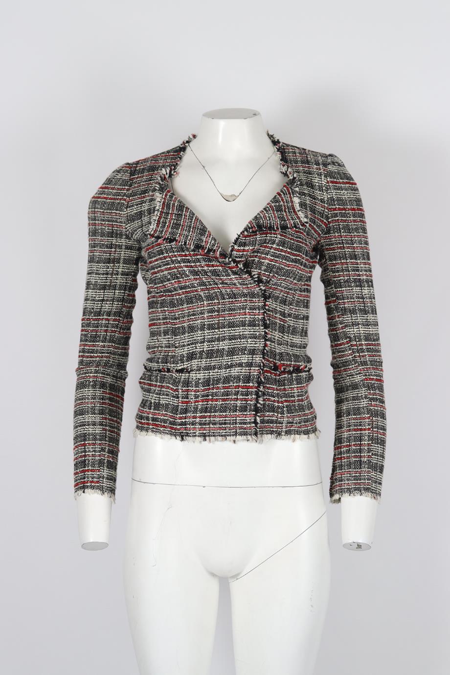 ISABEL MARANT ÉTOILE COTTON TWEED JACKET FR 34 UK 6