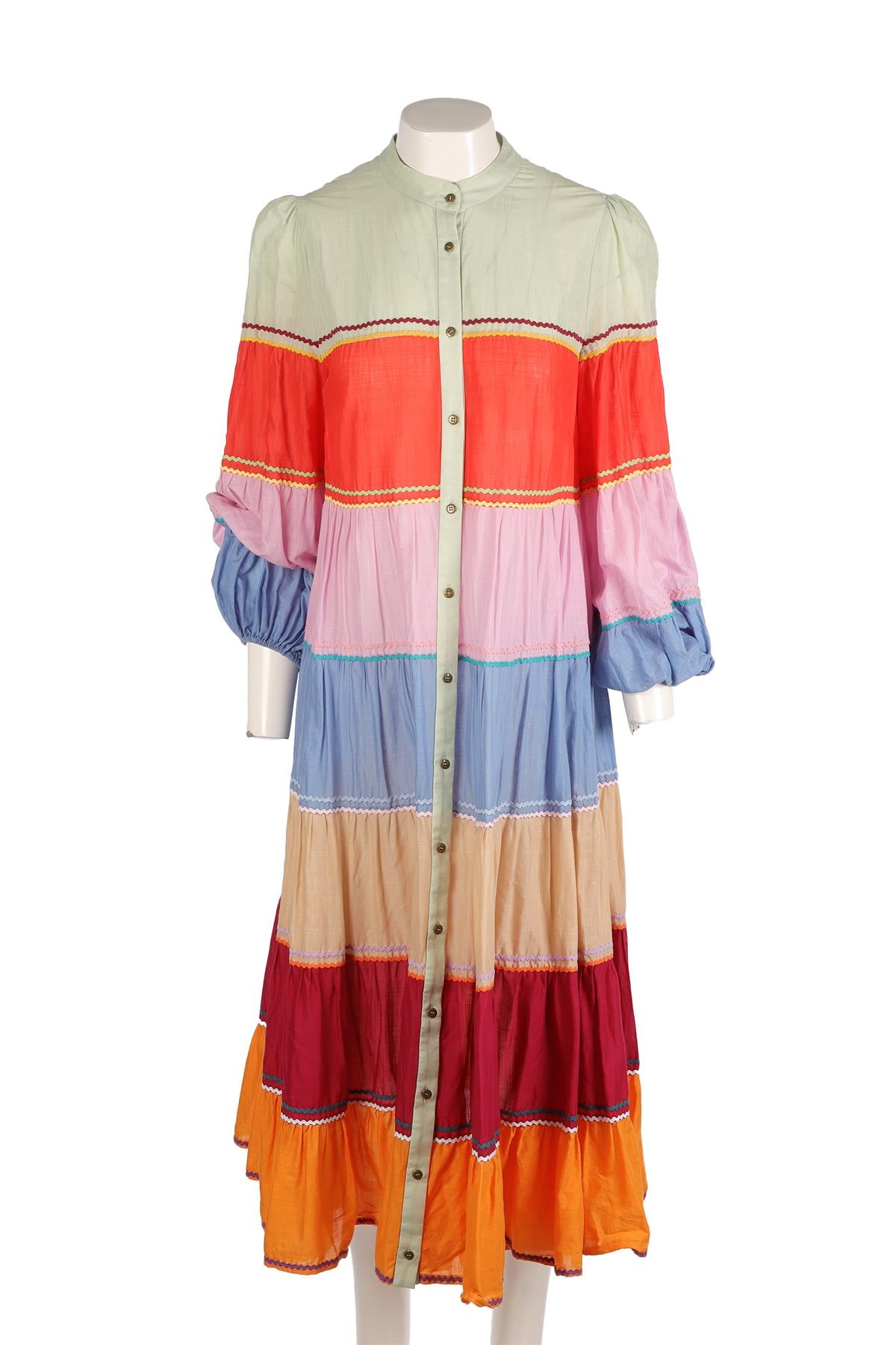 ZIMMERMANN MULTI COTTON MAXI DRESS 3