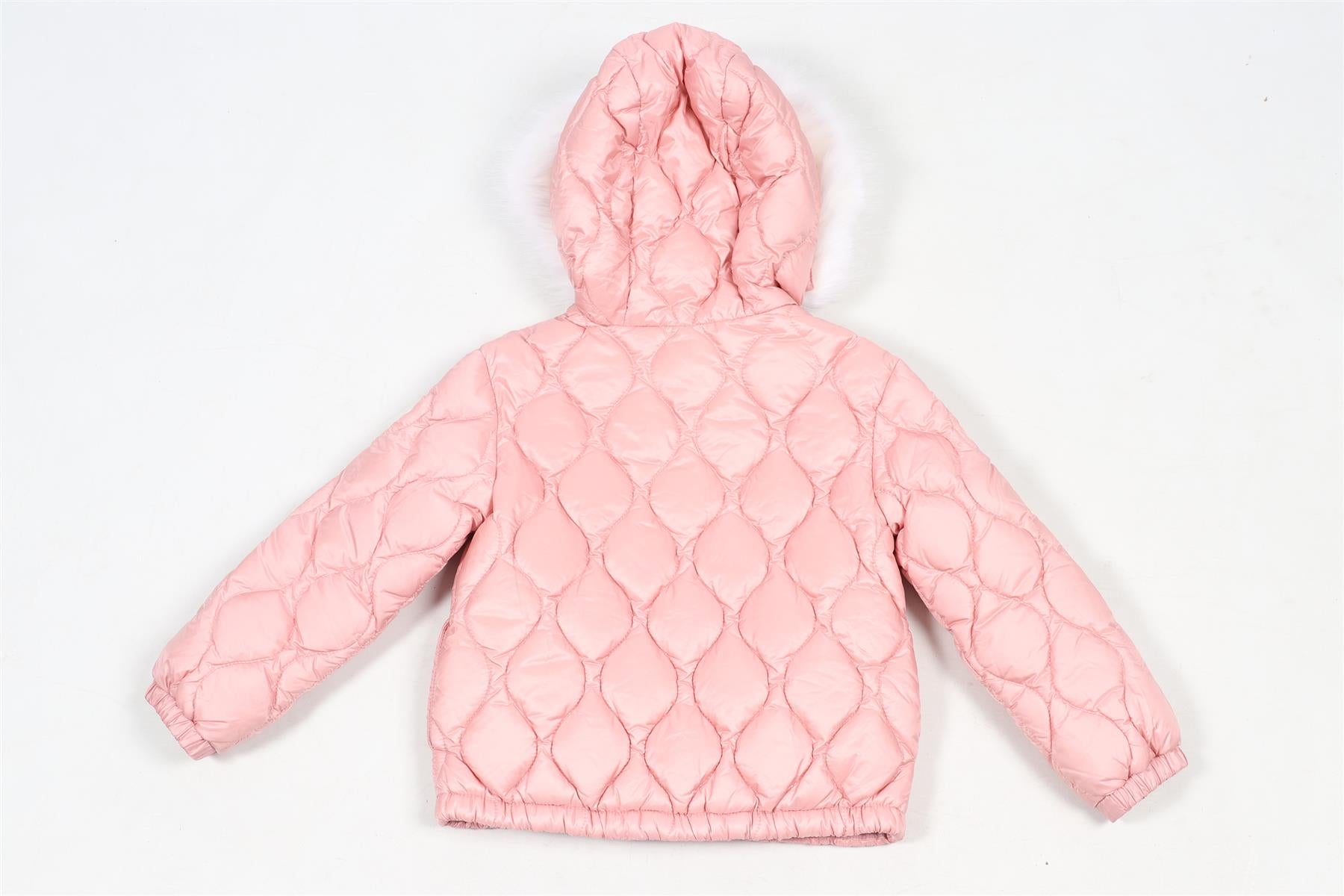 MONCLER PINK KIDS GIRLS PADDED JACKET 2 YEARS