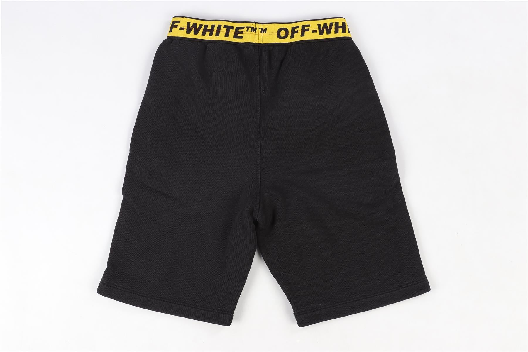 OFF-WHITE BLACK KIDS BOYS SHORTS 8 YEARS