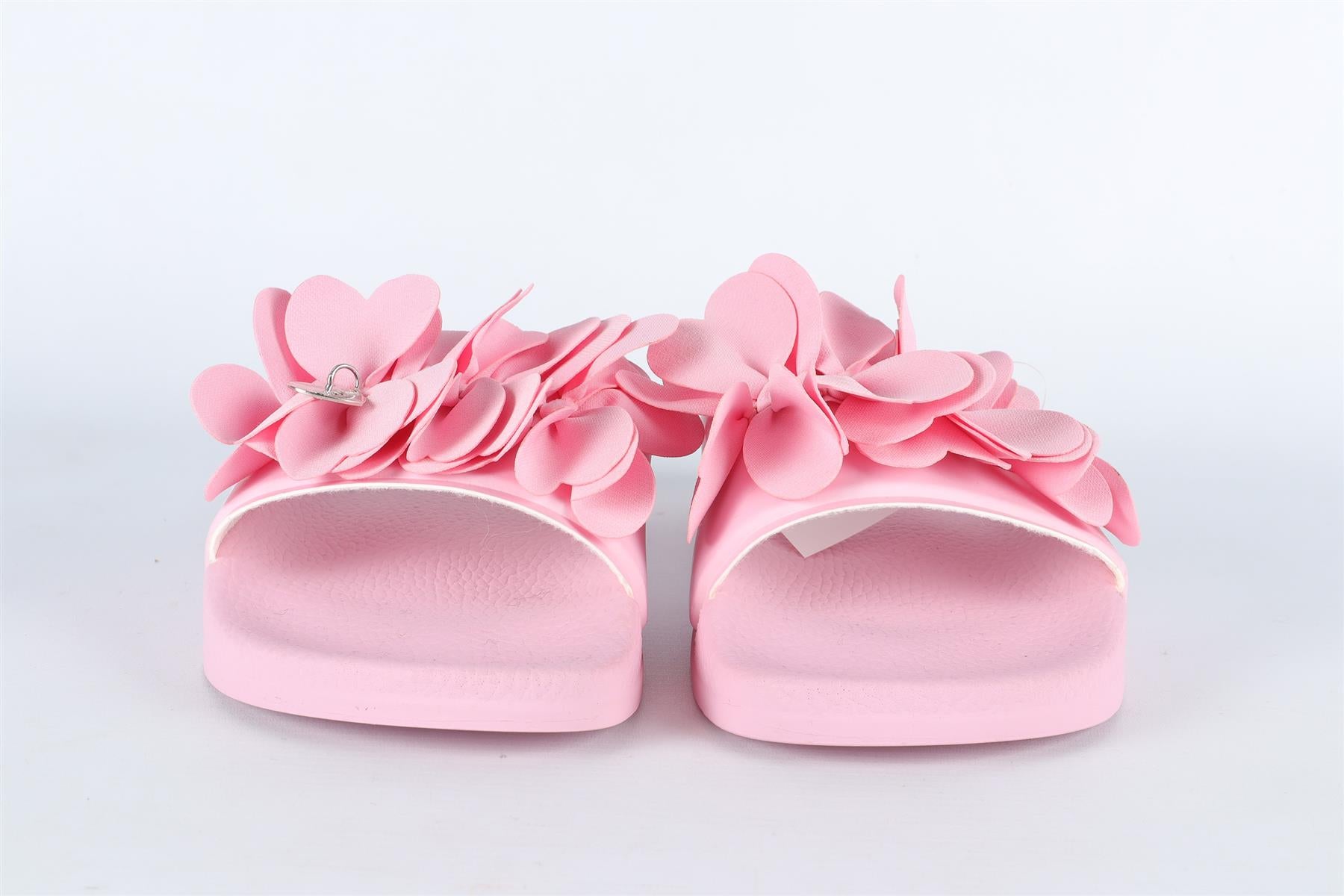 MONNLISA PINK RUBBER SLIDES EU 36 UK 3.5 US 4.5