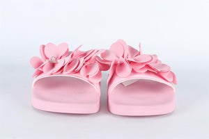 MONNLISA PINK RUBBER SLIDES EU 36 UK 3.5 US 4.5