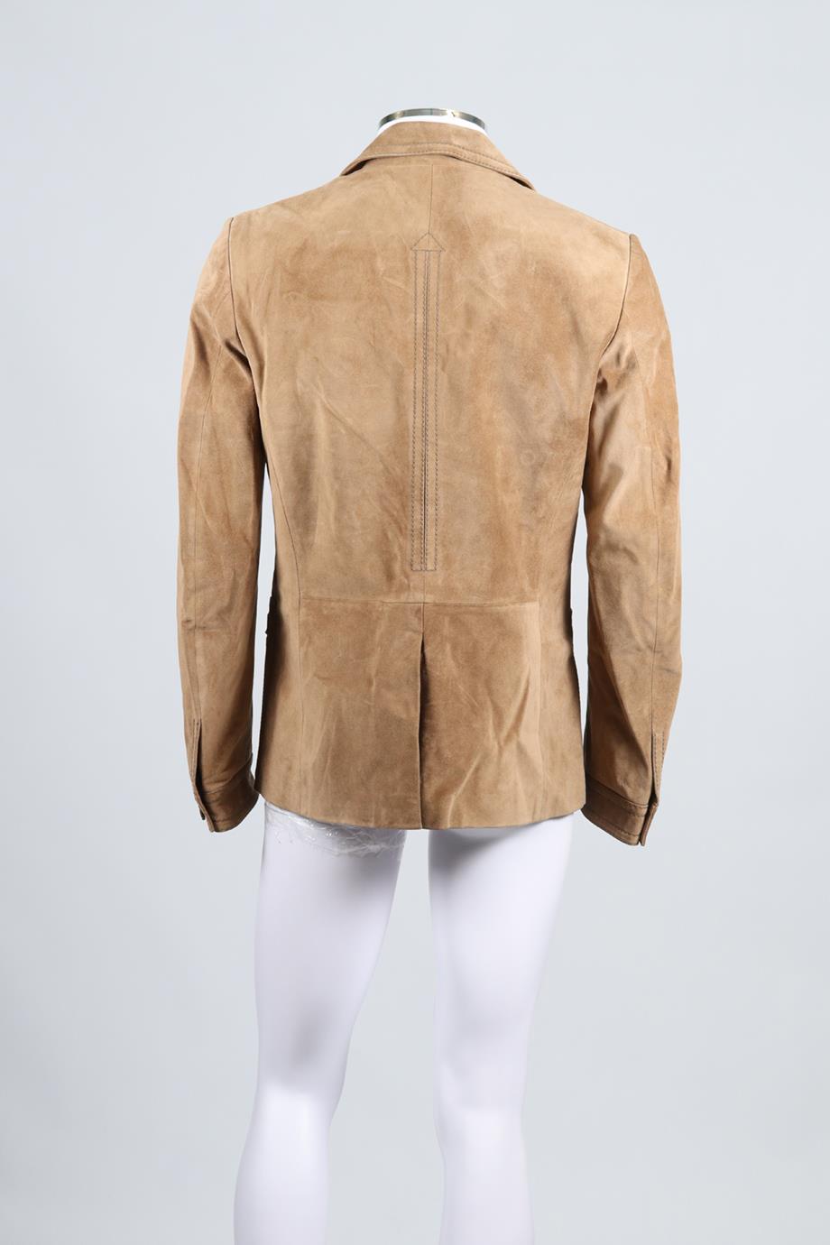 GUCCI MEN'S SUEDE JACKET IT 50 UK/US CHEST 40