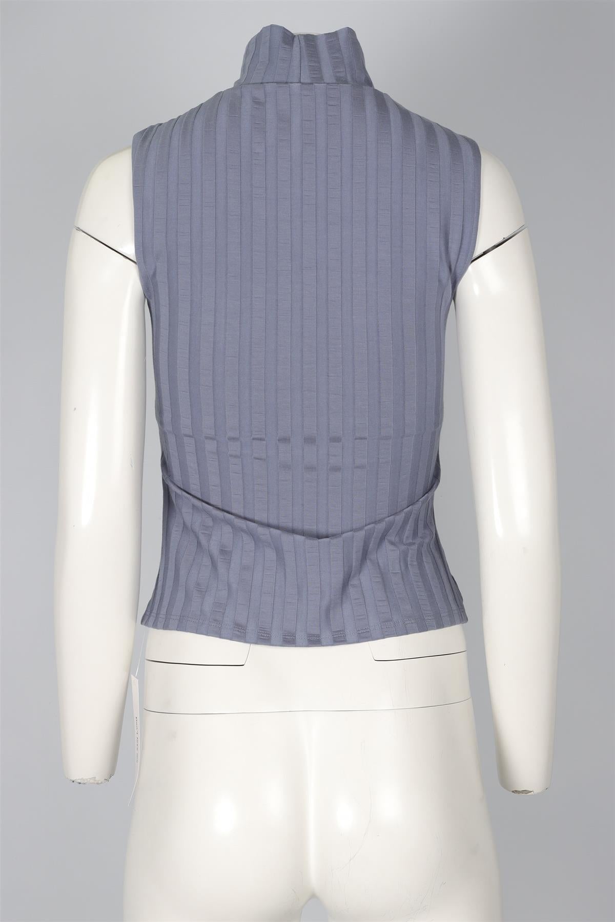 REFORMATION BLUE JERSEY TOP SMALL