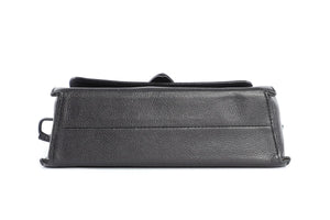 CHANEL BLACK 2000 - 2002 LEATHER SHOULDER BAG