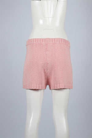 SABLYN PINK CASHMERE SHORTS SMALL