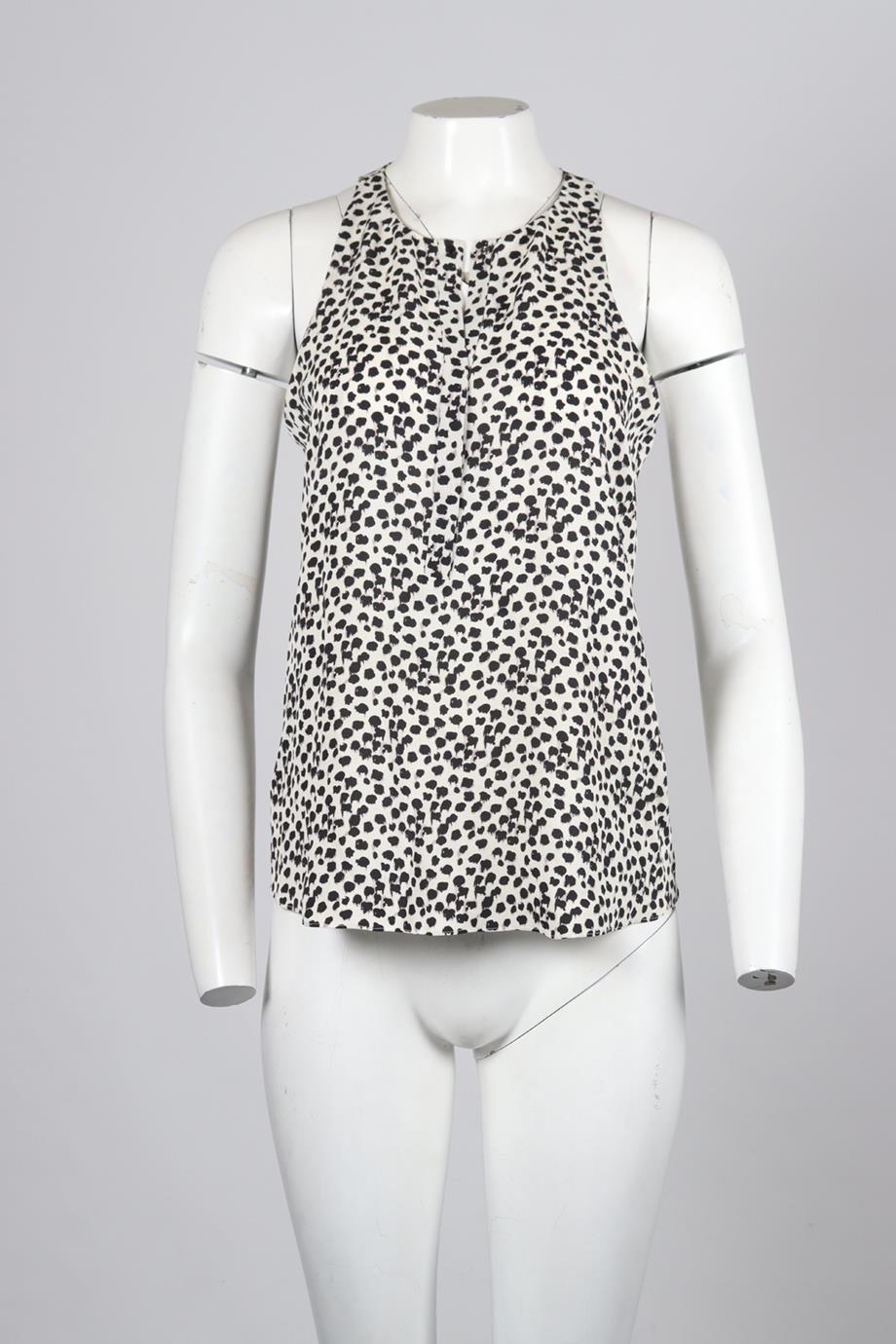 A.L.C. PRINTED SILK TOP SMALL