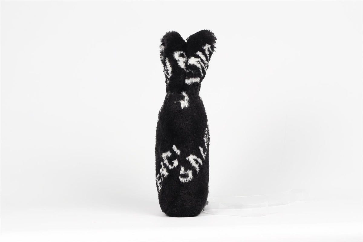 BALENCIAGA MINI FAUX FUR SHOULDER BAG