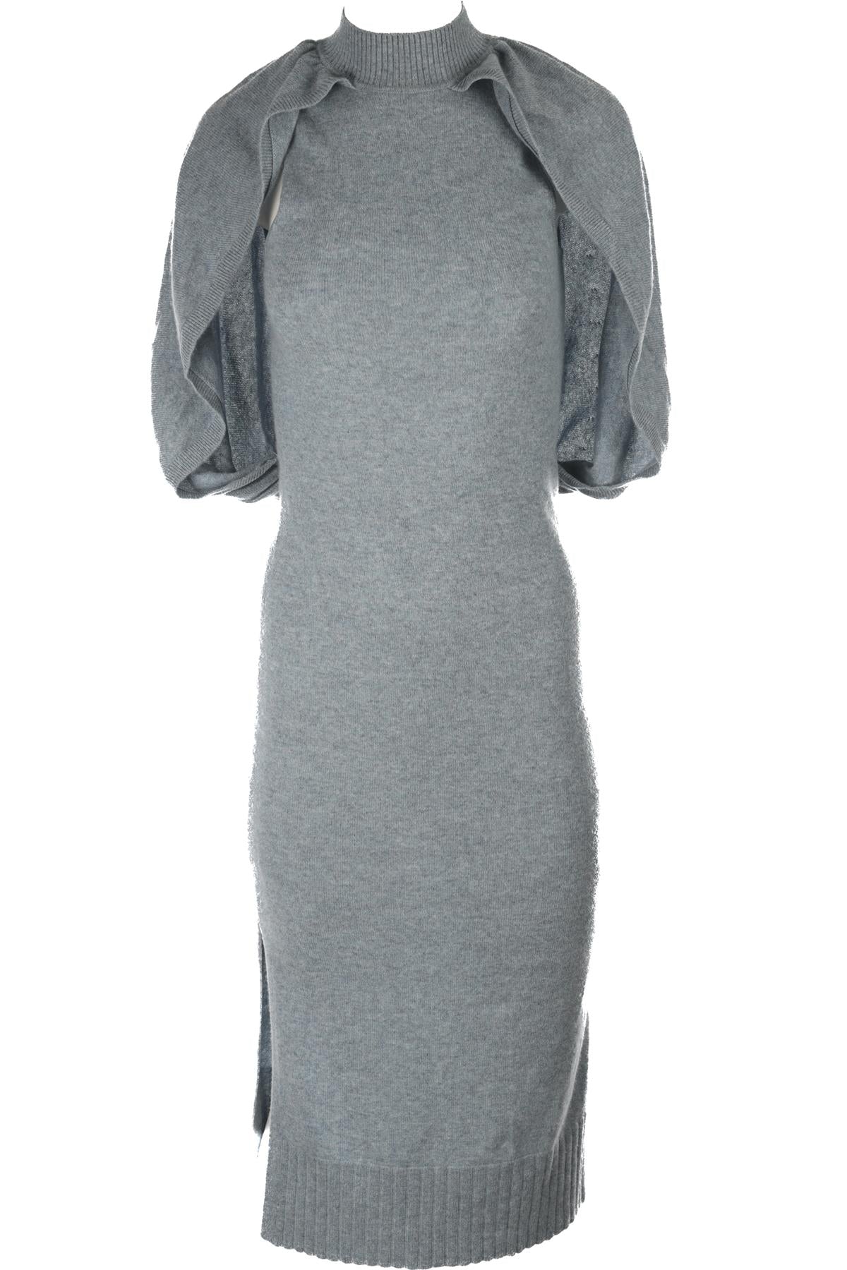 JONATHAN SIMKHAI BLUE CASHMERE MAXI DRESS XSMALL