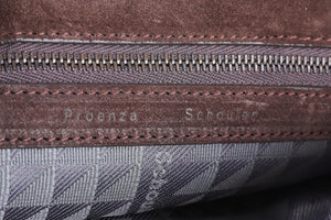 PROENZA SCHOULER BROWN PS1 SMALL SUEDE SHOULDER BAG
