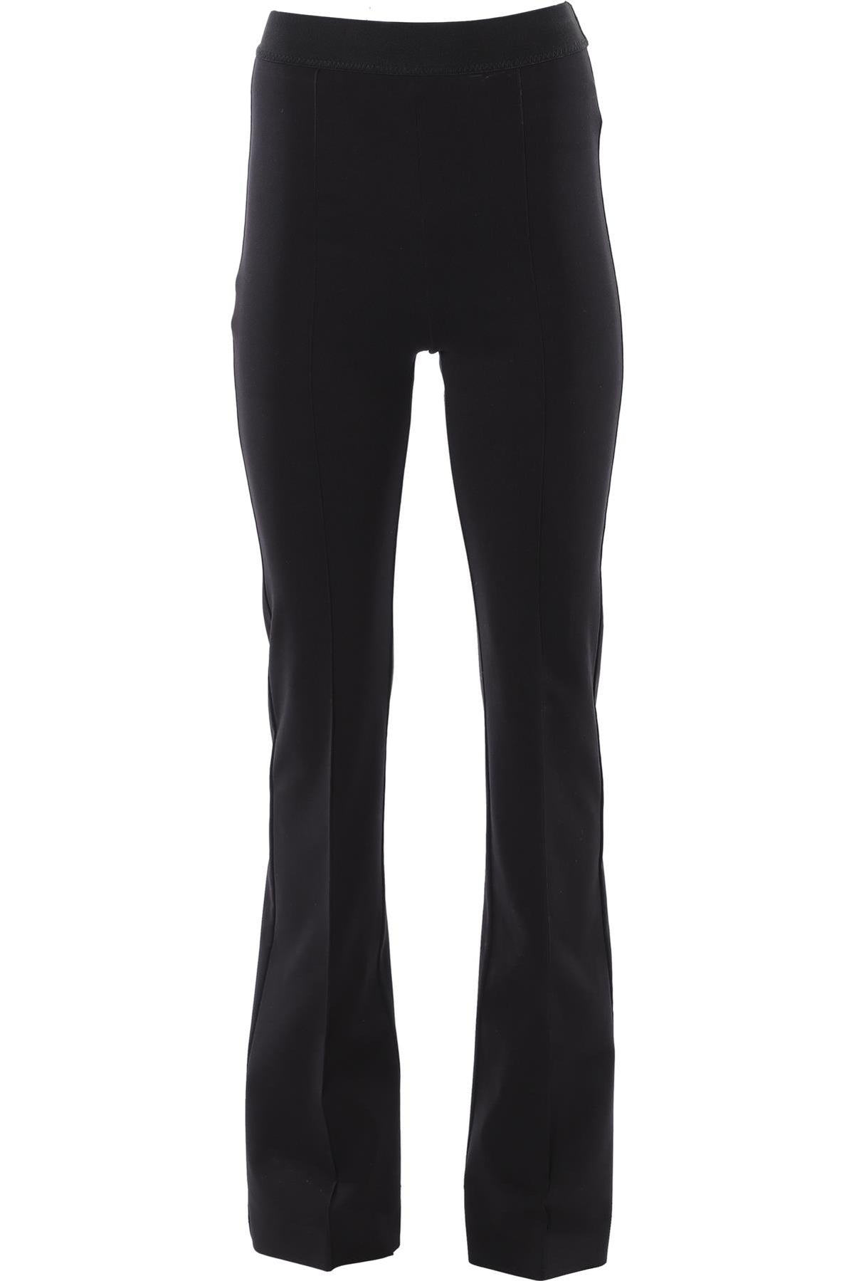 WARDROBE NYC + RHW BLACK KNIT FLARED PANTS XSMALL/SMALL
