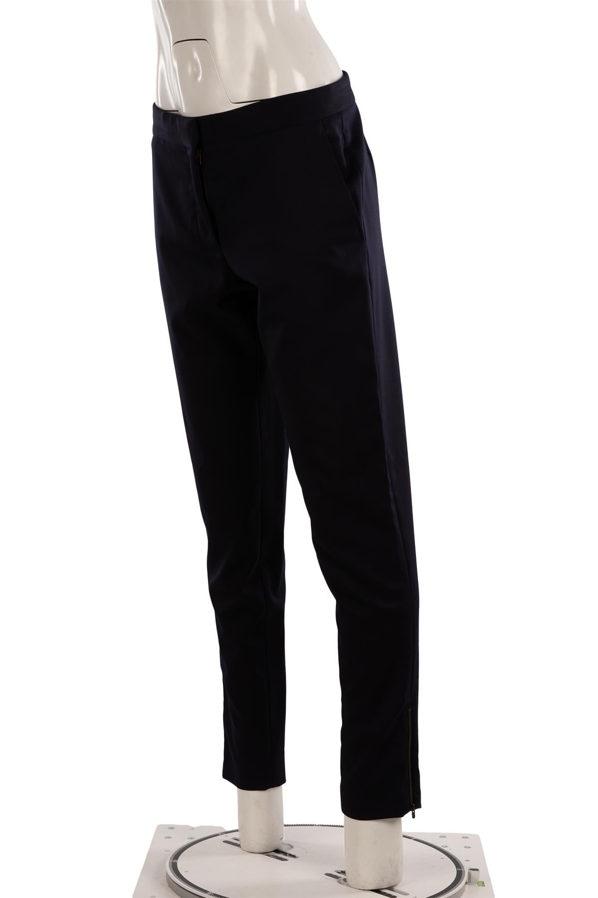STELLA MCCARTNEY NAVY SLIM LEG PANTS IT 44 UK 12