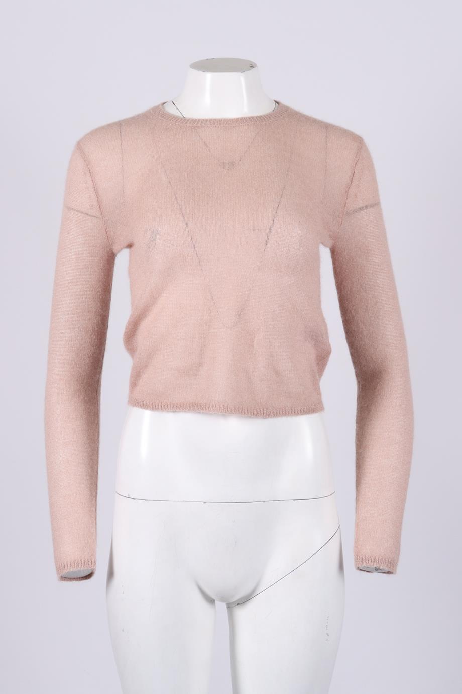VINCE ALPACA AND MOHAIR BLEND SWEATER SMALL