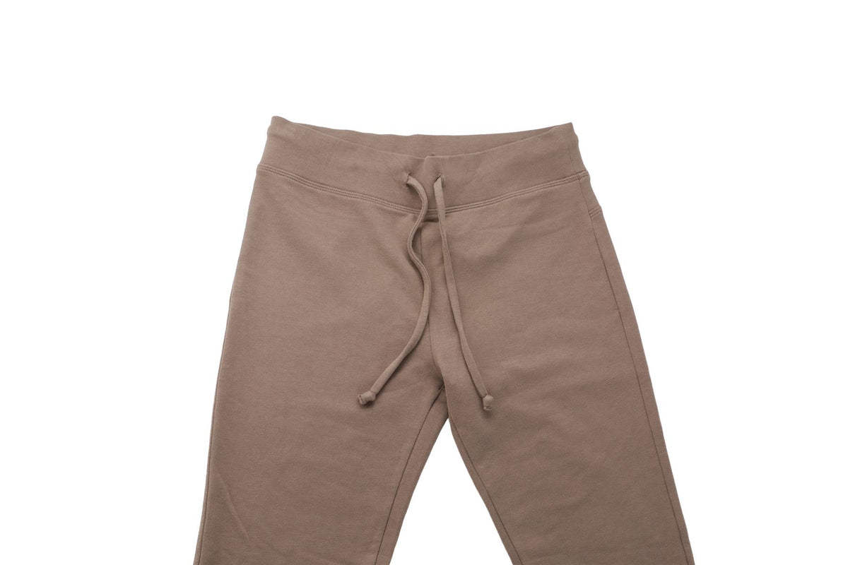 ALO YOGA BROWN COTTON FLARED PANTS XSMALL