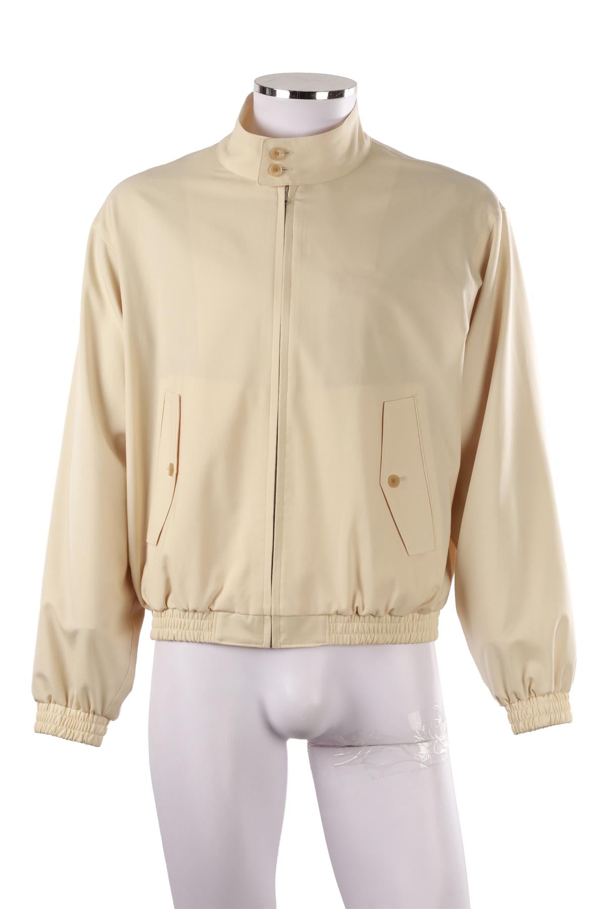 CREAM MEN'S WOOL JACKET