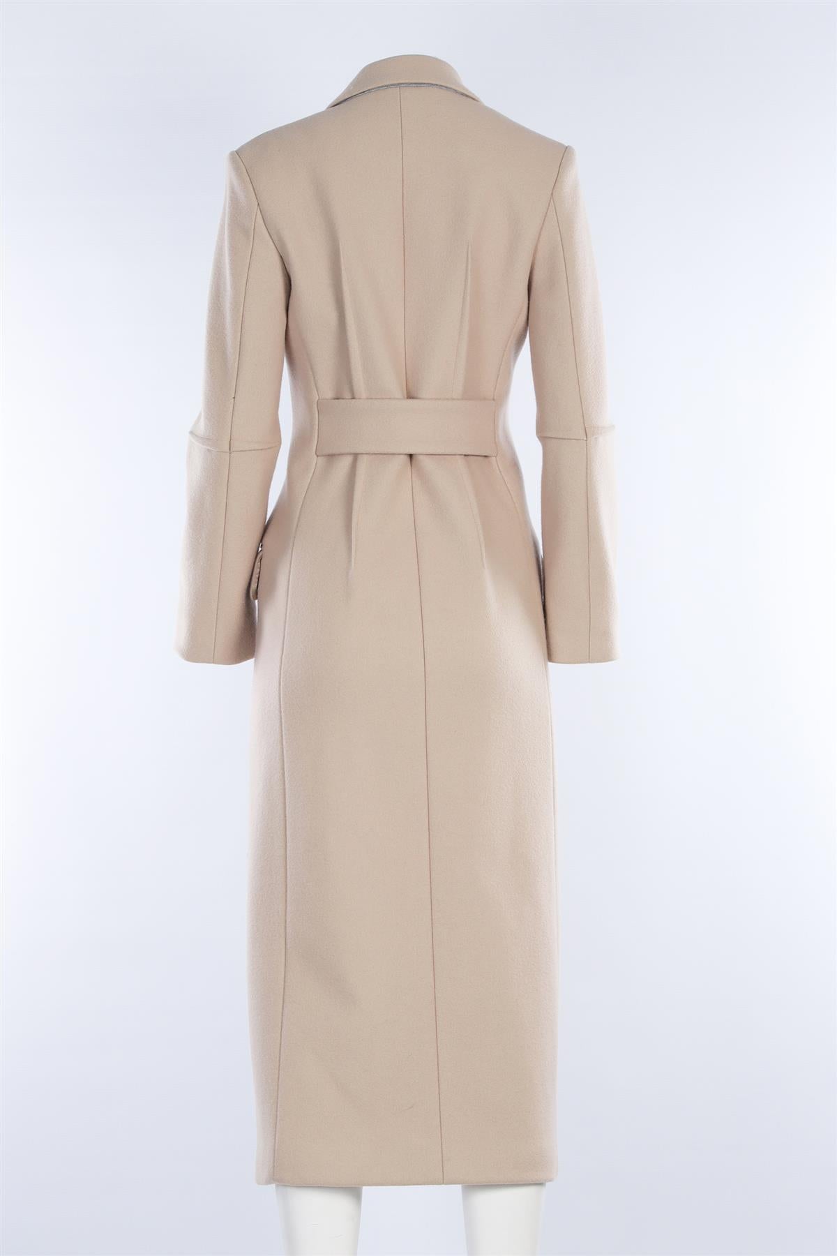 JOSEPH BEIGE WOOL COAT FR 36 UK 8