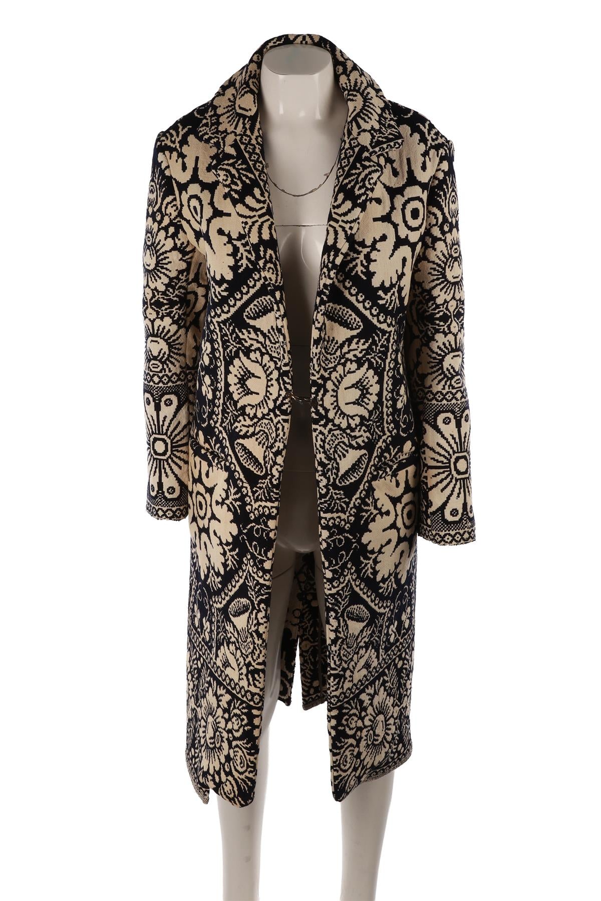 BLACK COTTON COAT