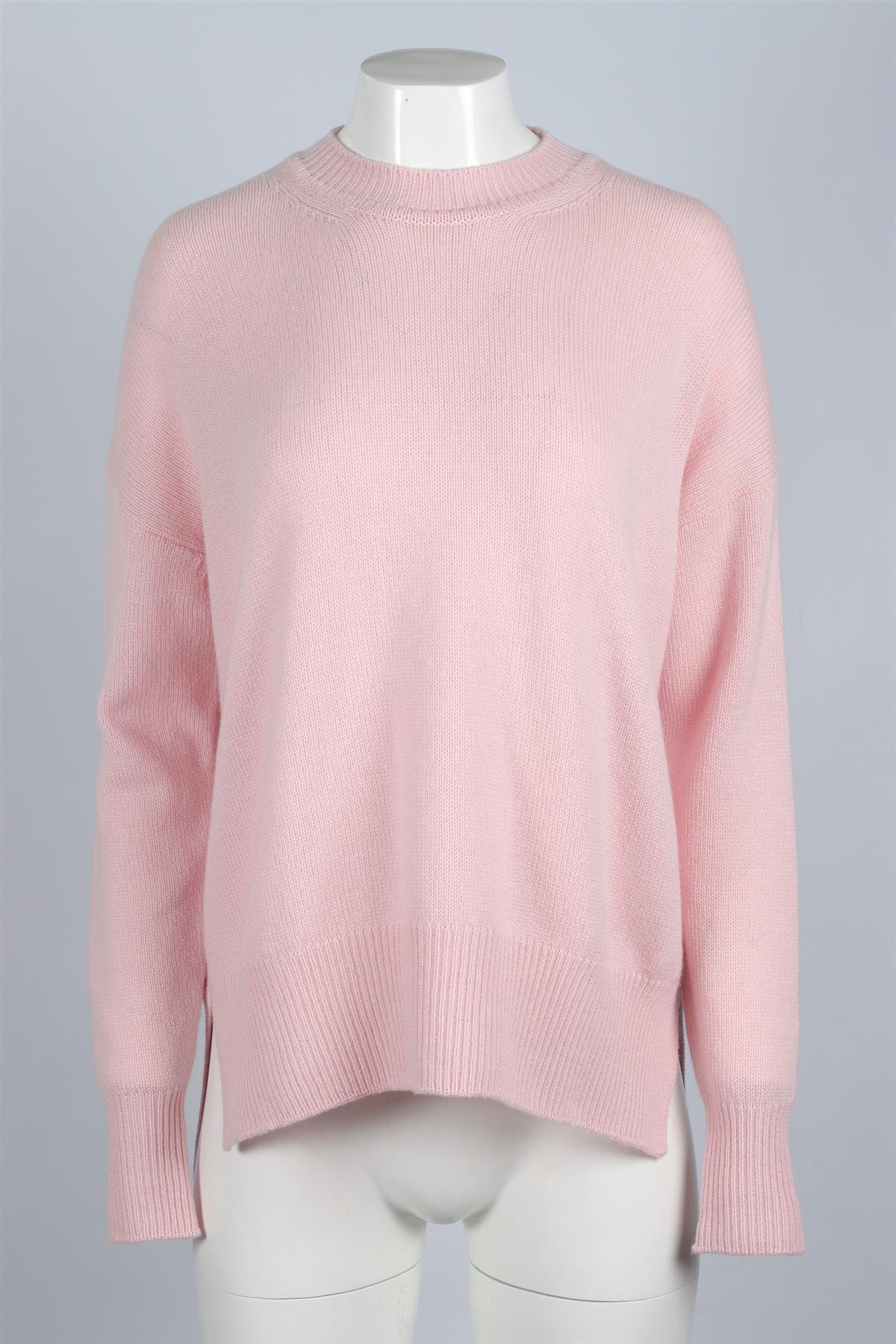 JIL SANDER PINK CASHMERE SWEATER FR 34 UK 6