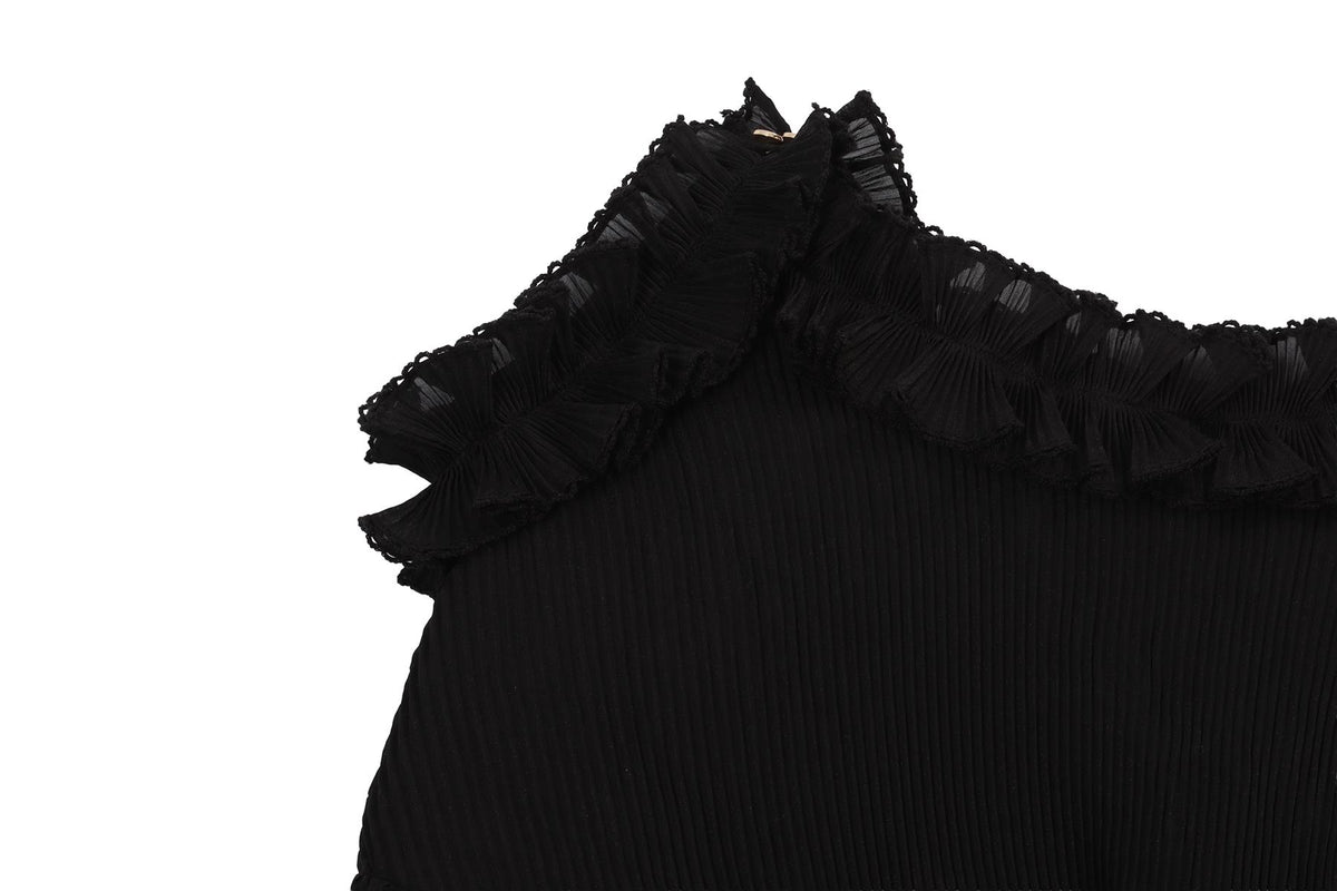 ZIMMERMANN BLACK MESH MINI DRESS 0 UK 8