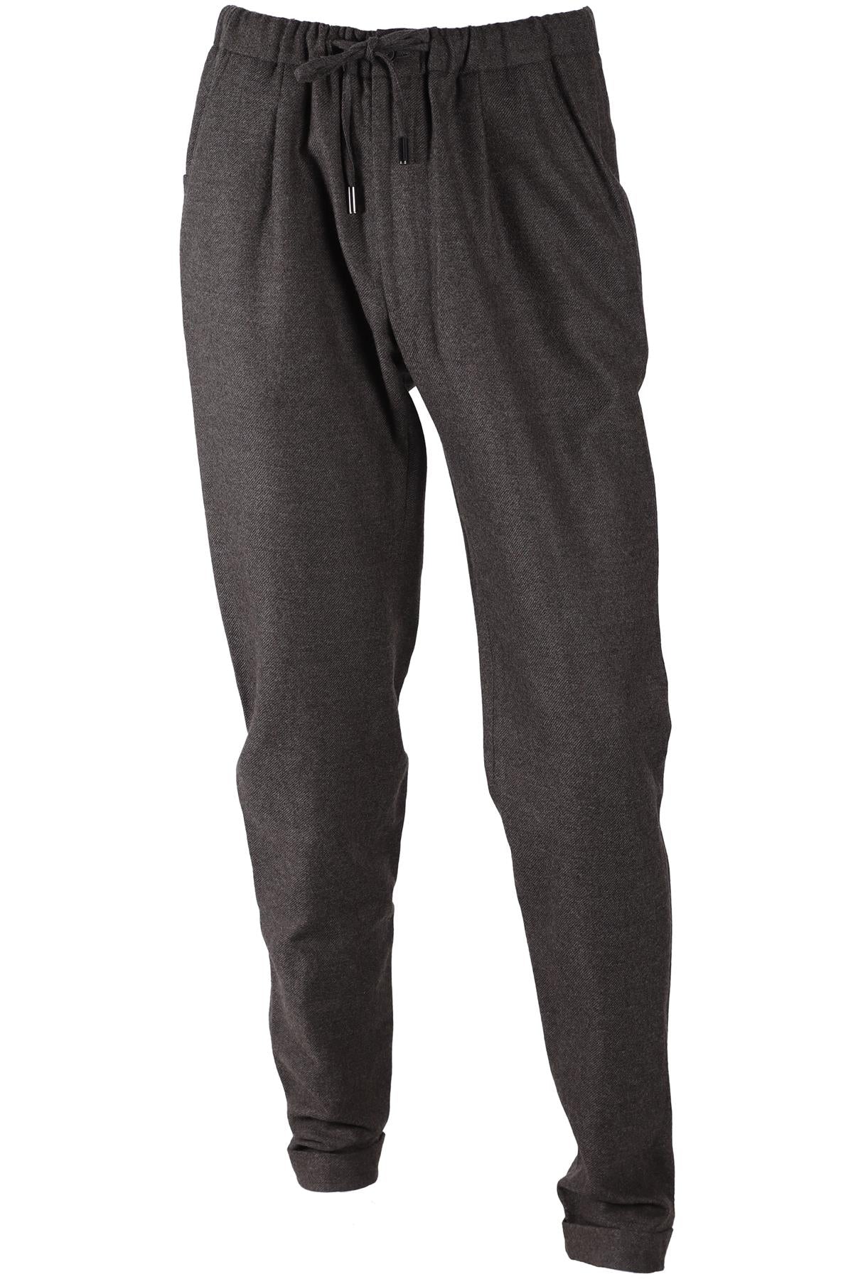 THOM SWEENEY BROWN MEN'S WOOL STRAIGHT LEG PANTS IT 52 UK/US 34