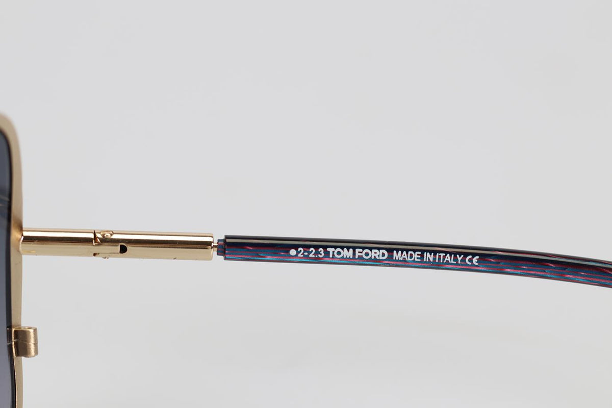TOM FORD SQUARE FRAME ACETATE SUNGLASSES