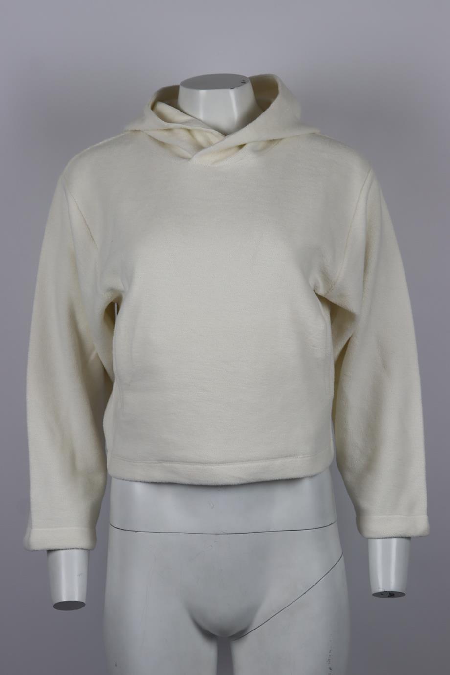 NINETY PERCENT COTTON FLEECE HOODIE XSMALL